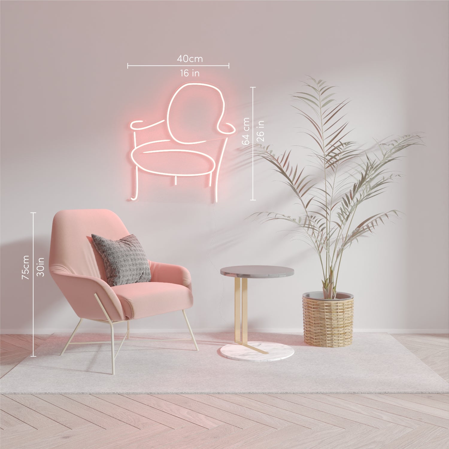 Anna by Clara Bergel - Zeichen aus Neon-LEDs